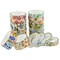 CraftyBook Washi Tape Set - 18pc Floral Aesthetic Washi Tape for Journaling